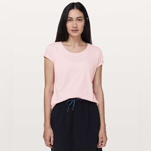 lululemon athletica Pink Short Sleeve Tee